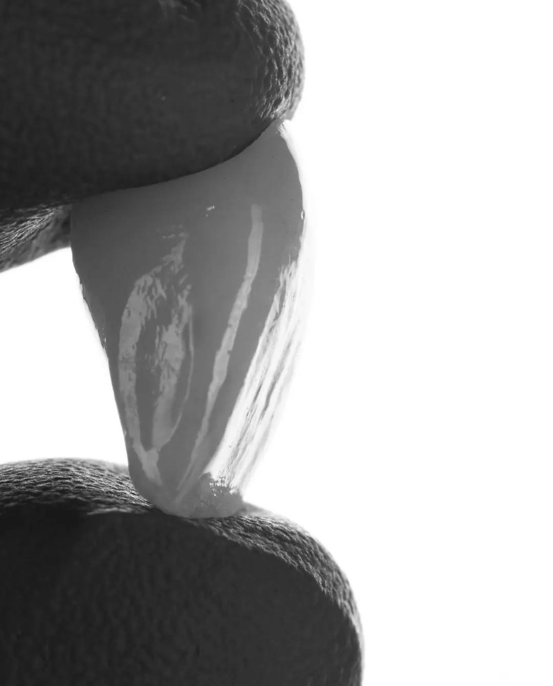 Detail of a ceramic dental restoration